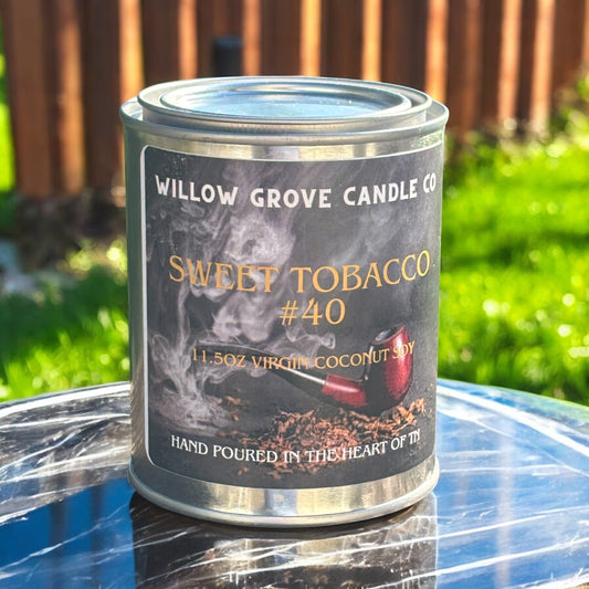 Sweet Tobacco--Paint Can Candle