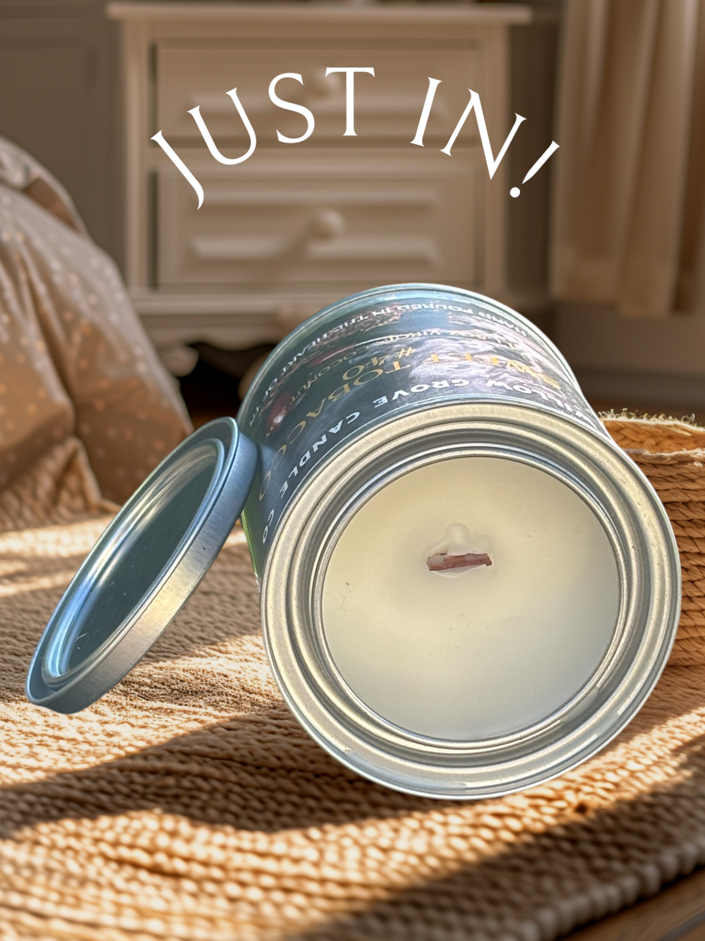 Sweet Tobacco--Paint Can Candle